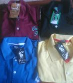 Kit com 4 camisas polo